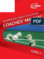 BWF Coaches' Manual Level 1 PDF