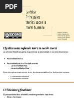 Tema 8.la Ética - Principales Teorías Sobre La Moral Humana