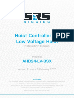 Hoist Controller For Low Voltage Hoist: AHD24-LV-8SX