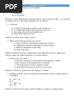 C Language Mutiple Choice Questions