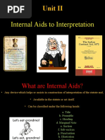 Internal Aids To Interpretation