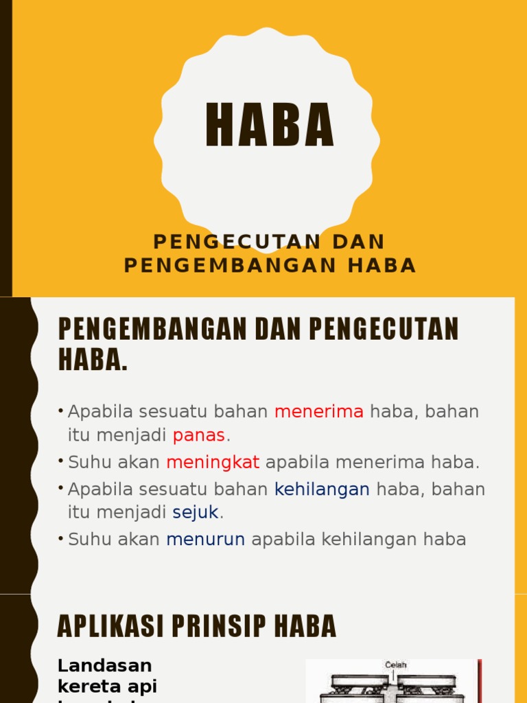 Prinsip Pengecutan dan Pengembangan Haba | PDF