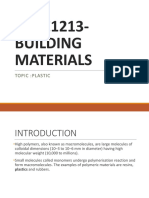 UEBE1213-Building Materials: Topic:Plastic