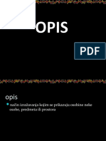 Opis Prostora