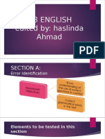 Pt3 English Edited By: Haslinda Ahmad