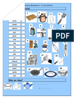 Vocabulary-Matching-Worksheet-In-The-Kitchen-Fun-Activities-Games - 3700 2