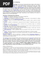 Die Basics 101: Intro To Stamping: Stamping (Metalworking) Stamping Pressing
