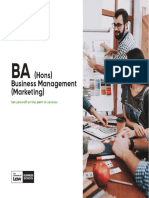 Ba (Hons) Business Management (Marketing) Web Jan20 v2 PDF