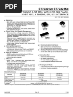 ST72324Jx ST72324Kx: 5V Range 8-Bit Mcu With 8 To 32K Flash, 10-Bit Adc, 4 Timers, Spi, Sci Interface