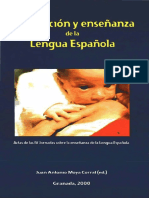 Adquisición y Enseñanza de La Lengua Española - Moya Corral PDF