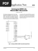 Application Note: Interfacing The X25650 To The Motorola 68HC11 Microcontroller