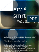 Meša Selimović Derviš I SMRT