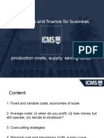 Econ & Finance for Business Costs