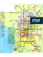 Osaka Train Map (Japanese)