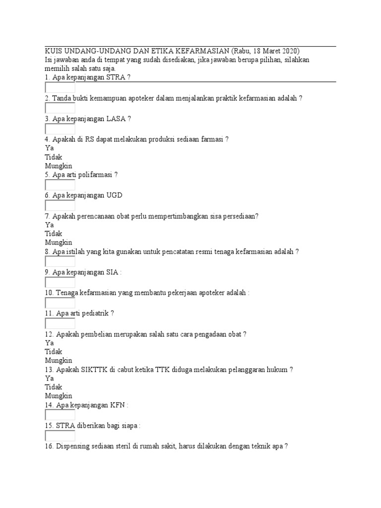 KUIS UNDANG Undang PDF