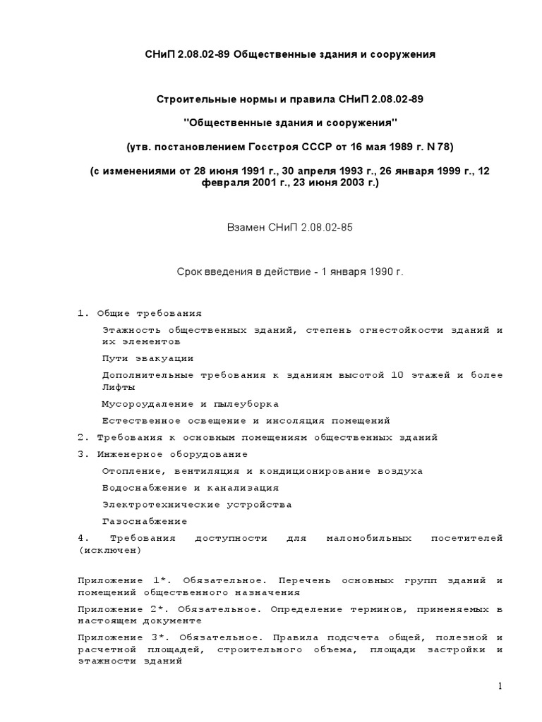 Snip 2.08.02-89 | PDF