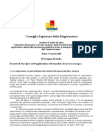 Il Mandato Di Arresto Europeo Seminario CSM 5 Aprile 2005