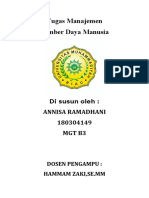 Tugas MSDM Annisa Ramadhani