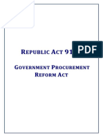 Government Procurement Reform Act Summary