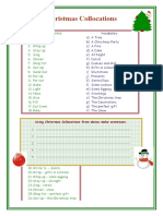 Using Christmas Collocations From Above Make Sentences
