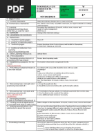 Bukandala E/S Roderick M. Ruam Science: School Grade: Teacher Learning Area: Date / Time Quarter: I. Objectives