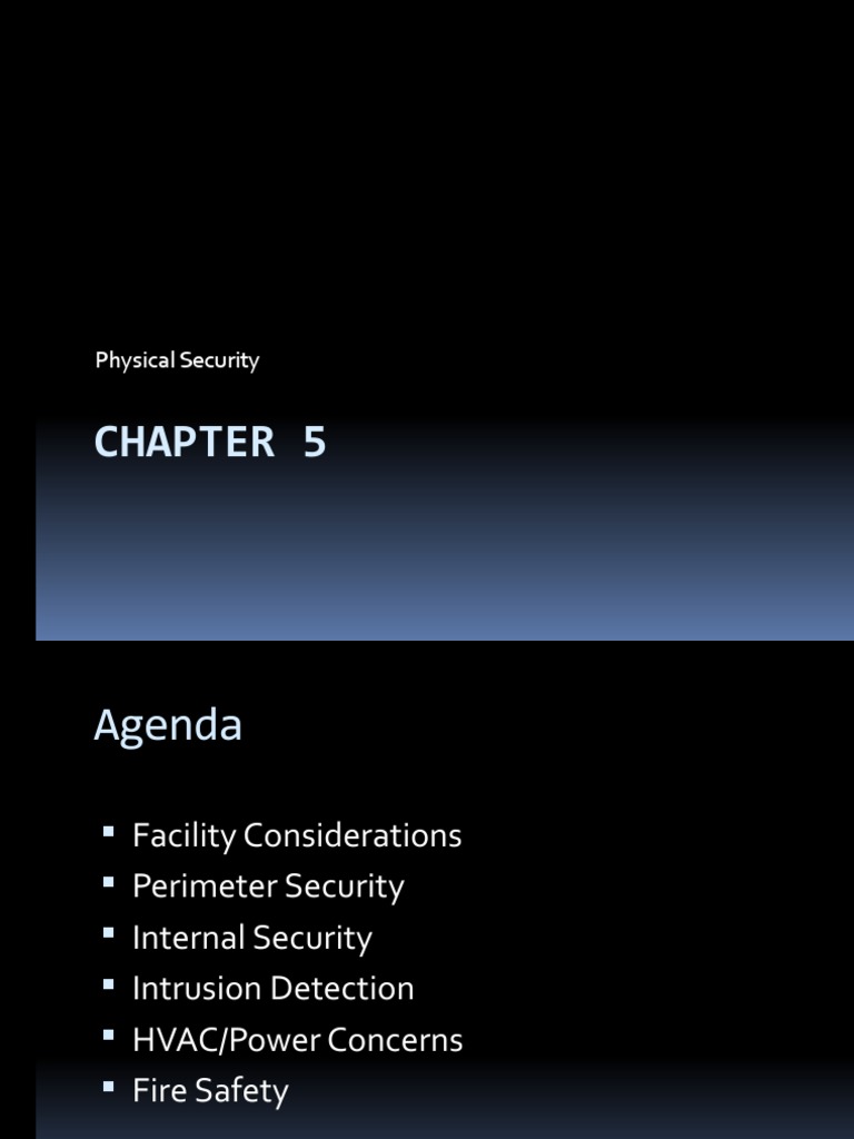 Physical Security and PIDAS Overview | PDF | Physical Security ...