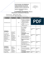 Cronograma de Actividades