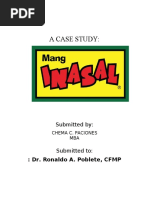 A Case Study::: Dr. Ronaldo A. Poblete, CFMP