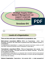Session-04: Strategic Supply Chain Network Management Can Support Corporate Business Strategy
