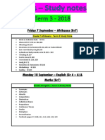 Friday 7 September - Afrikaans (Gr7) : Grade 7 Afrikaans - Term 3 Study Note