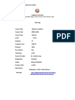 Course Handout MBBA 6004 - 2018-19 - Sem IV