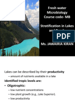 Stratification in Lakes and Ponds PDF