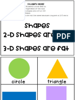 Kindergarten Shapes