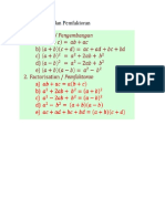 Pengembangan Dan Pemfaktoran PDF