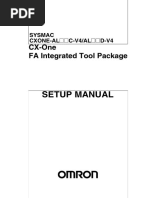 CX-One Setup Manual W463-E1-07