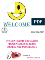 Evaluation of Education Programme in Nursing Course and PDF