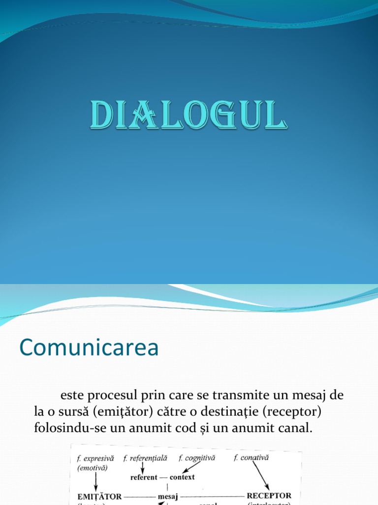 Dialogul | PDF