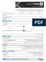 ZOO Fans HVLS Titan 24 Submittal PDF