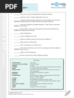 Job Interviews - Part 1: Worksheet 1