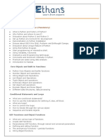 Python Syllabus PDF