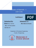 Lab Report Front Page 1