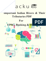 Important Indian Rivers & Their Tributaries PDF For UPSC, Banking & SSC Exams
