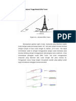 4.1 Menentukan Tinggi Model Eiffel Tower