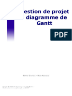 Gestion de Projet - Diagramme de Gantt: G C - D A