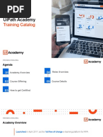 UiPath Academy Training Catalog