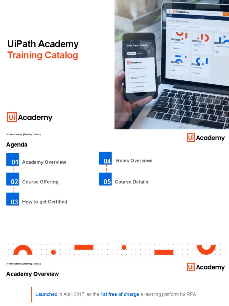 UiPath Academy Training Catalog | PDF | Automation | Computer Vision