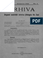 Arhiva Societăţii Ştiinţifice şi Literare din Iaşi, 29, nr. 04, octombrie 1922 