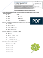 Classificação de Matemática