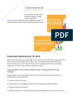 Administrasi Tata Usaha Sekolah Lengkap PDF