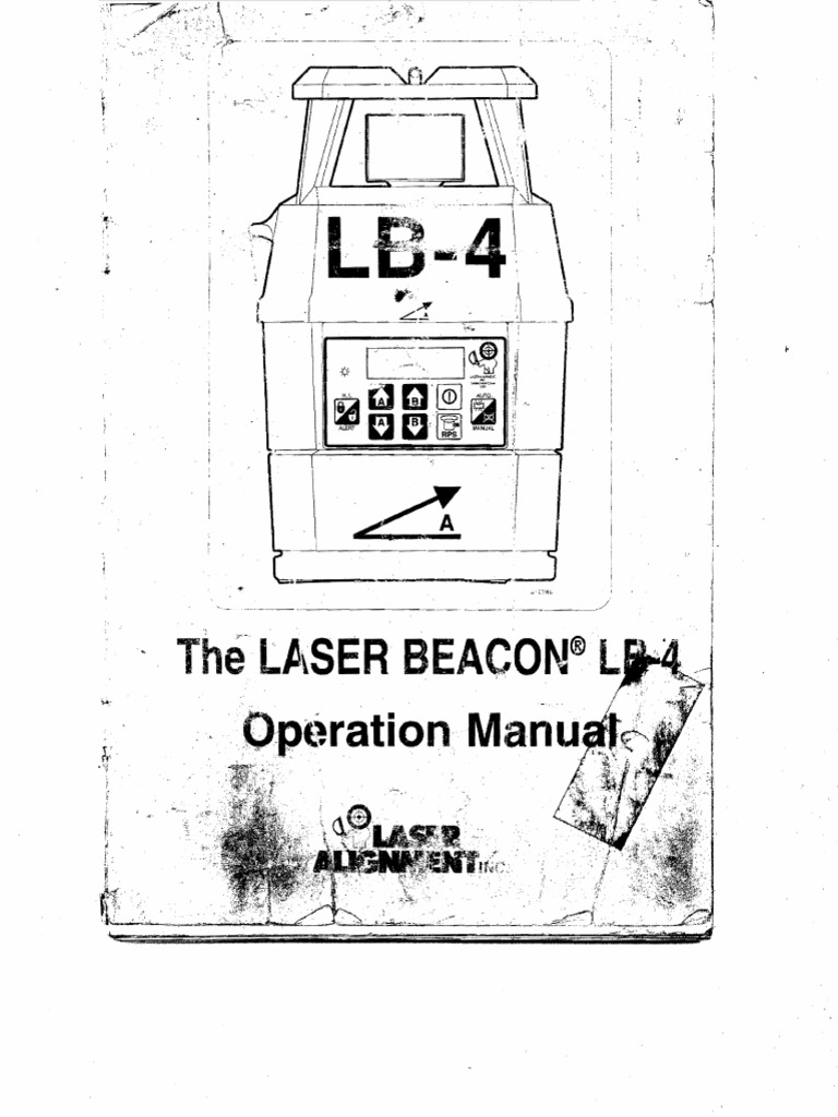 LB4 Laser Manual Rev A PDF | PDF | Battery Charger | Electronics